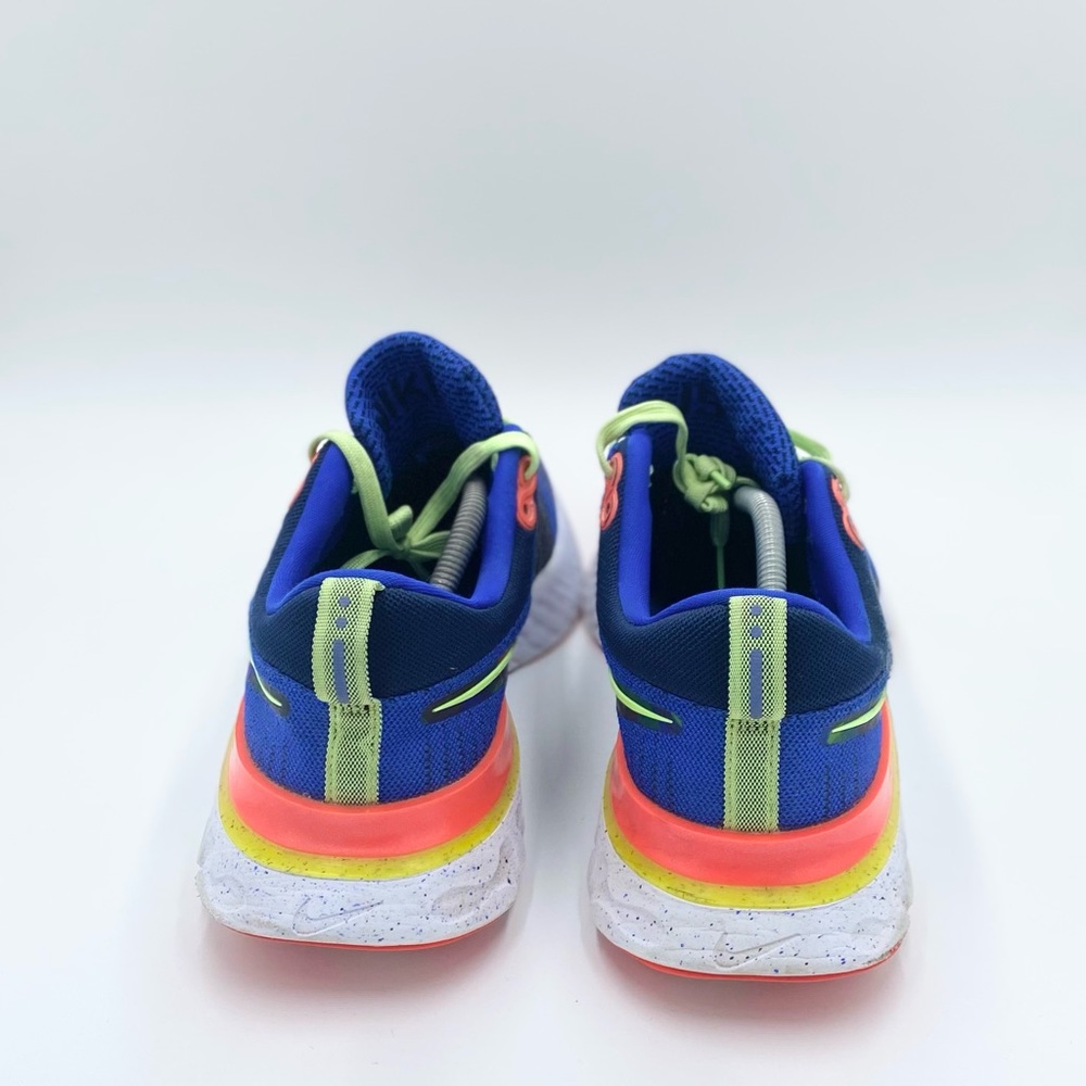Nike Men's React Infinity Run Flyknit 2 KA Running Shoes CZ3602-400 Size 13 Blue - Picture 5 of 7